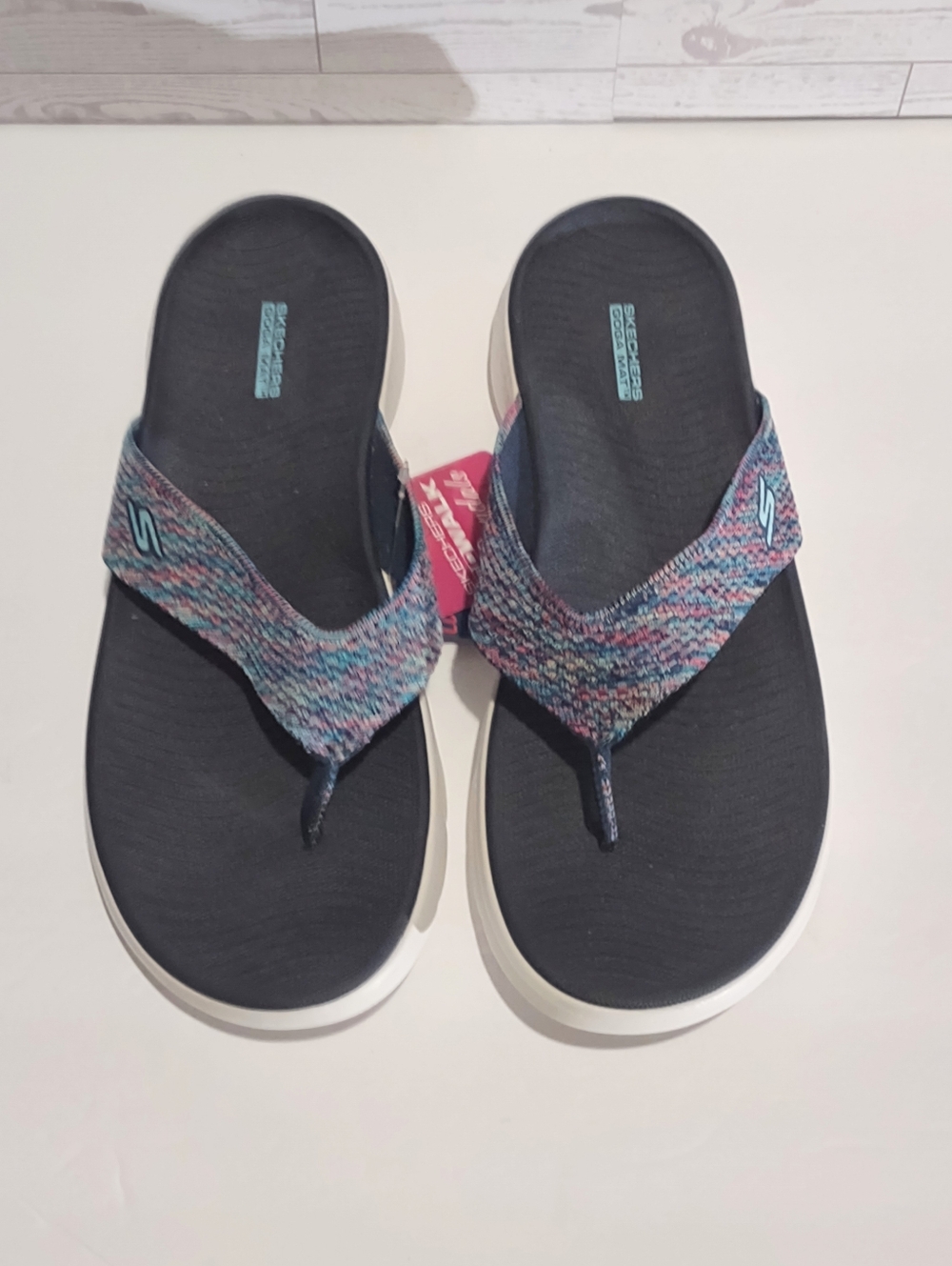 Skechers Women's 11 GO WALK Flex Invoke thong sandals
